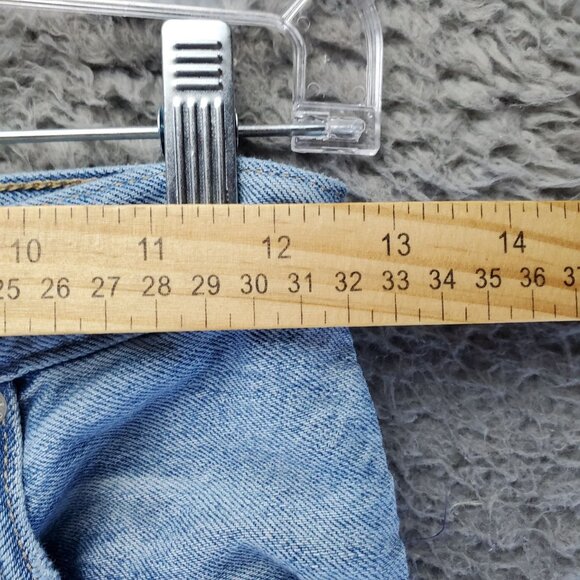 Levis Jeans Womens Size 24 Light Blue High Loose Taper Distressed Denim - Picture 8 of 15